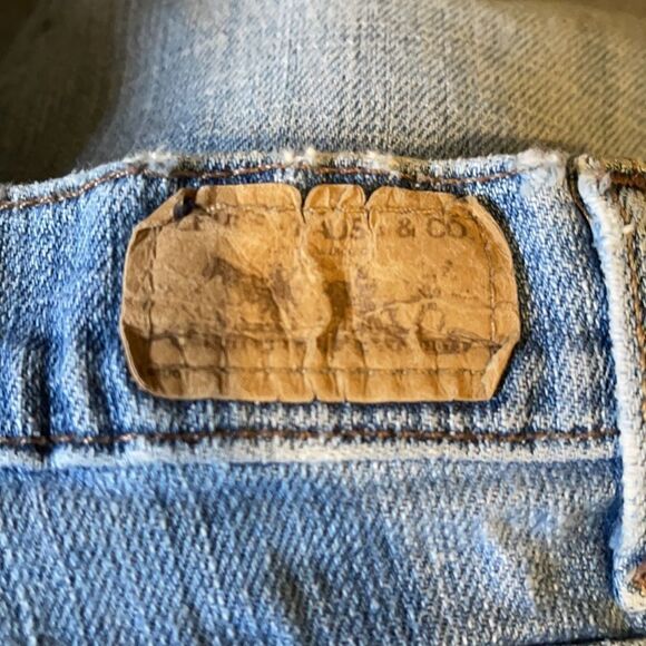 Levi's Vintage 515 Bootcut Jeans Cutoff Capris 6 - Picture 12 of 16